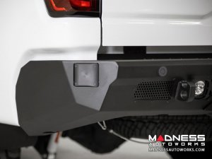 GMC Sierra 2500 Bomber Rear Bumper w/ Blind Spot and Backup Sensor Cutouts